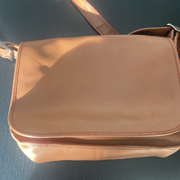 COACH Brown Saddle Bag Purse - Picture 2 of 10